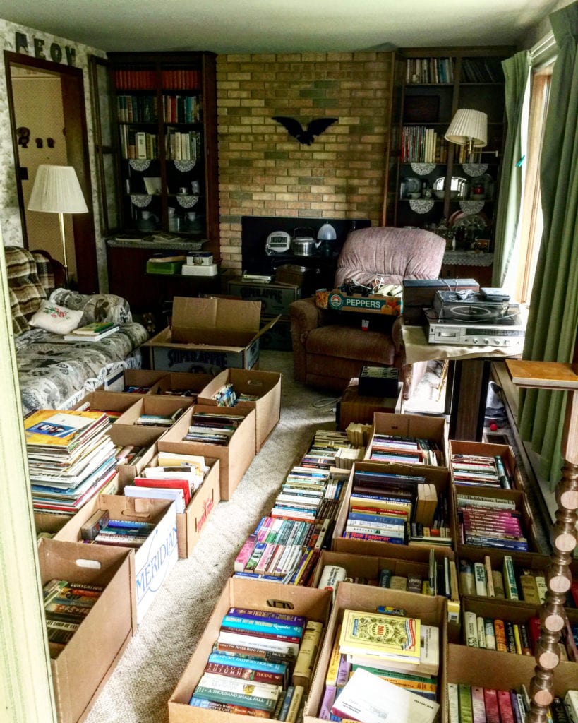 Books on Floor