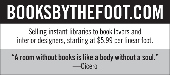 Books by the Foot Ad