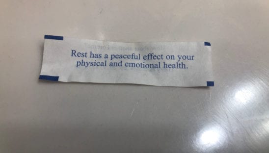 Rest Fortune Cookie