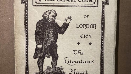 Ye Olde Cheshire Cheese Booklet