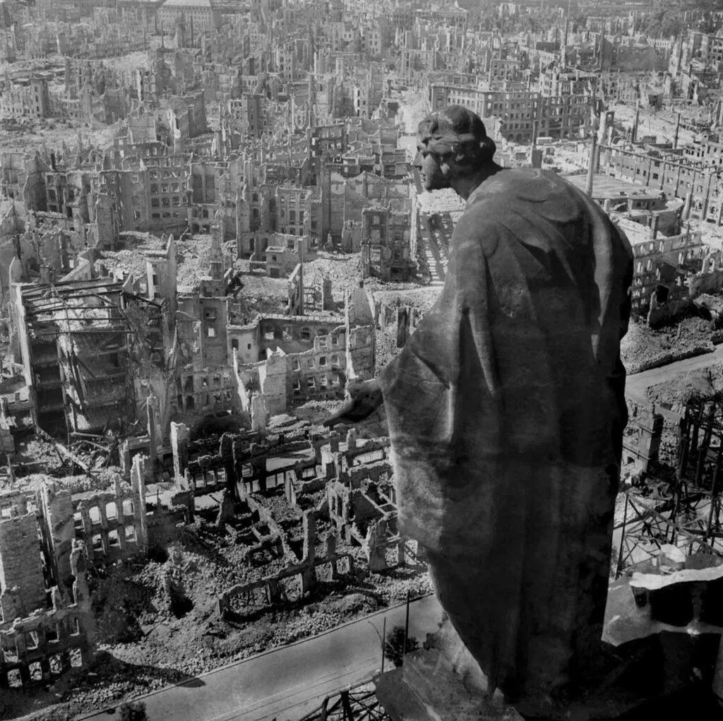Bombed Dresden WWII