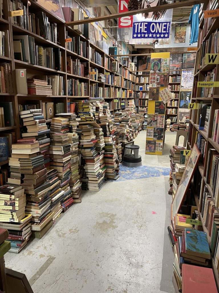 Gaithersburg Store Book Piles