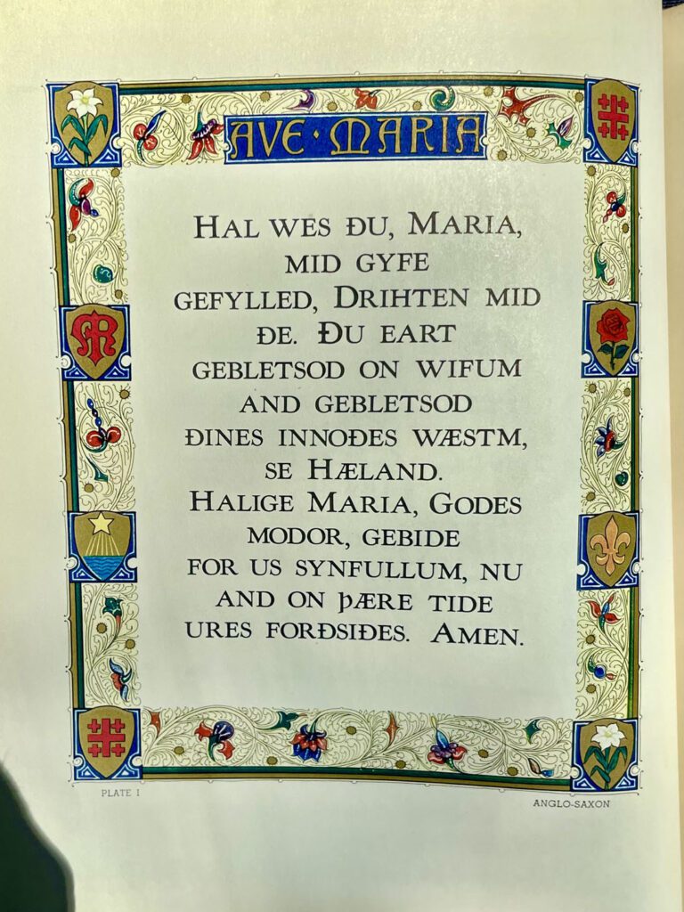 Ave Maria in Anglo Saxon