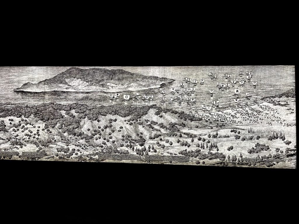 Mural of Greek Siege