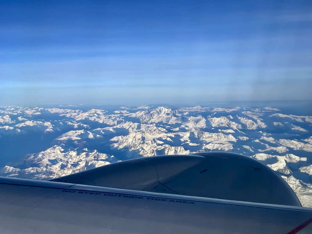 Alps From Plane
