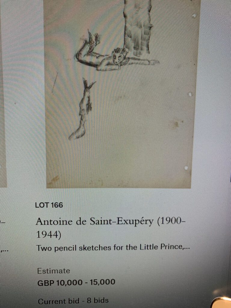 The Little Prince Artwork Bids